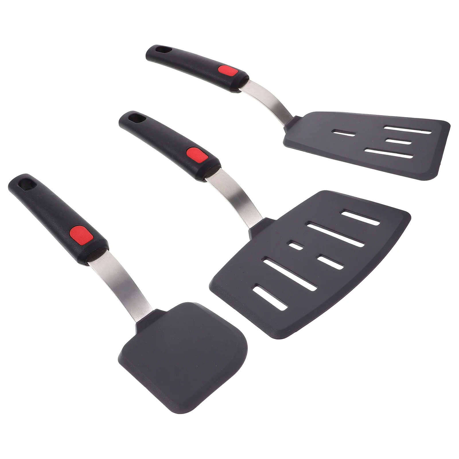 

3 Pcs Wok Spatula Big Pot Non Stick Pan Large Heat-resistant Reusable Multi-function Frying Portable