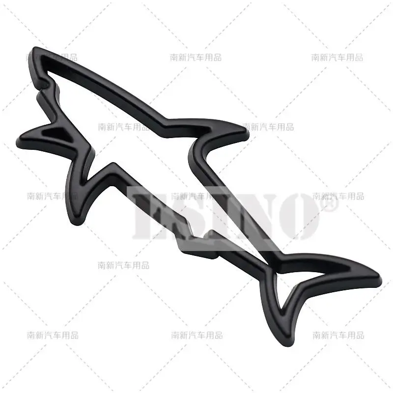 Автомобиль 3D Piranha Shark Carcharodon Carcharias металлический хромированный цинковый сплав