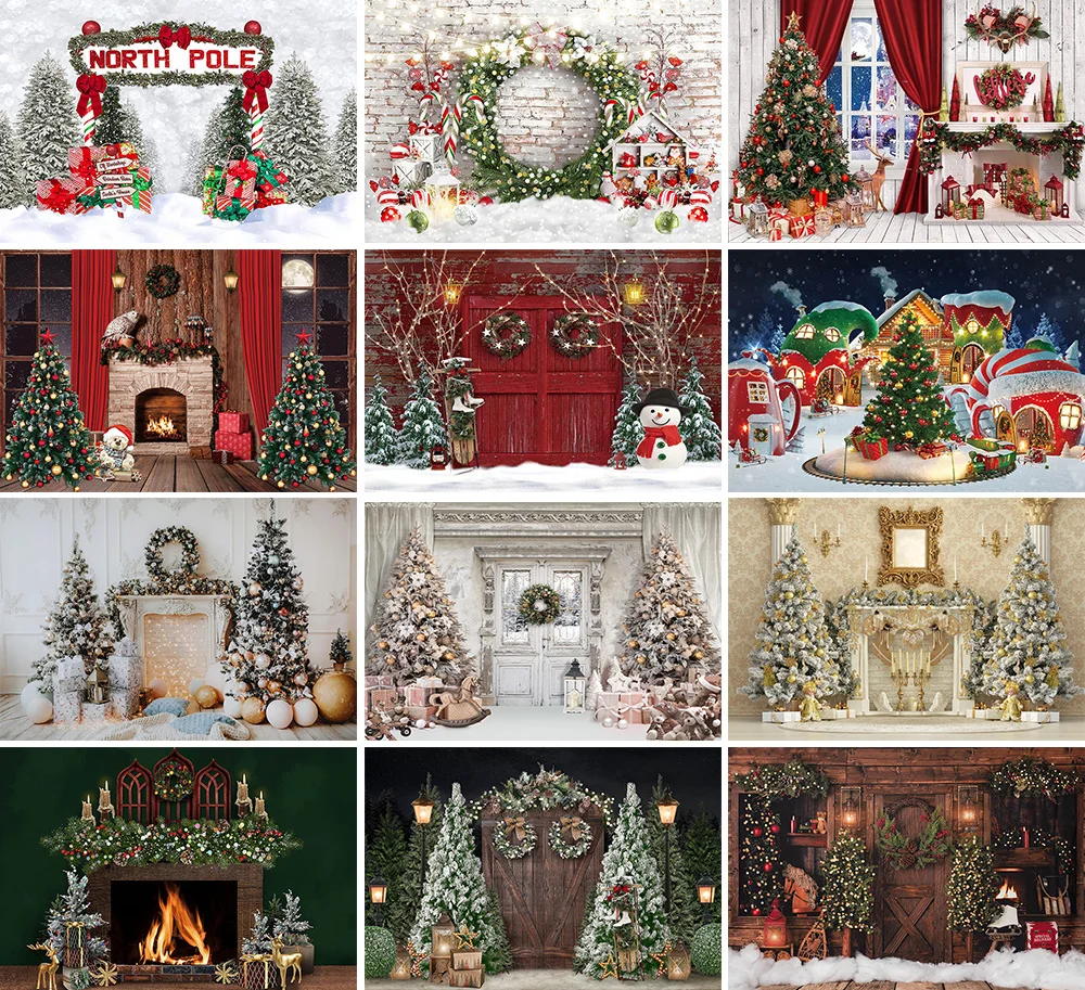 

Avezano Рождественские фоны для фотосъемки фотообои снег зима праздник семейный портрет Декор Фон Студия