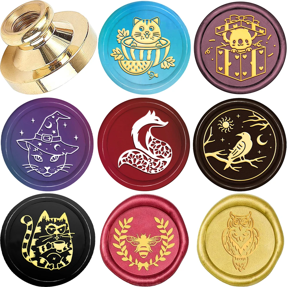 Стандартный штамп с сургучной печатью металлический материал для украшения