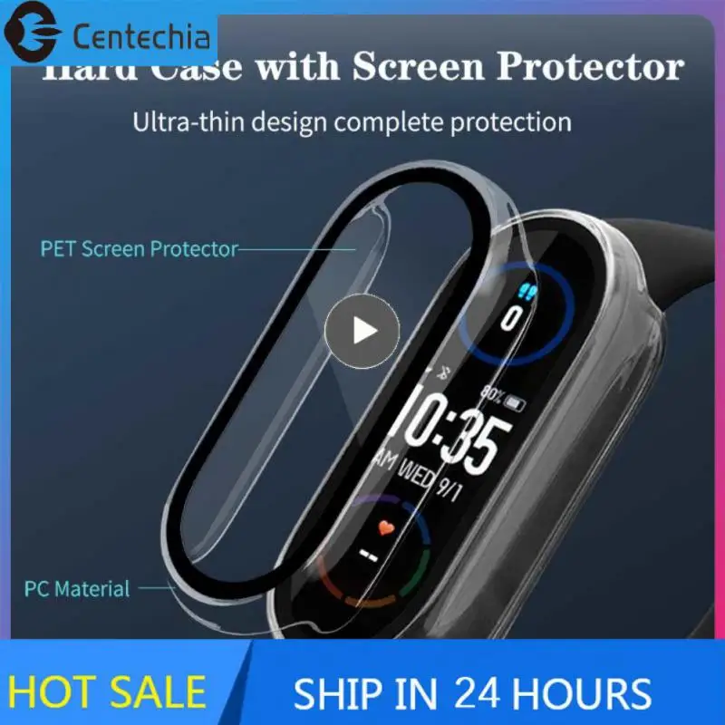 

Screen Protector For Mi Band 7 2in1 Case Screen Protector Full Coverage Protective Cover For Miband 7 Band Nfc