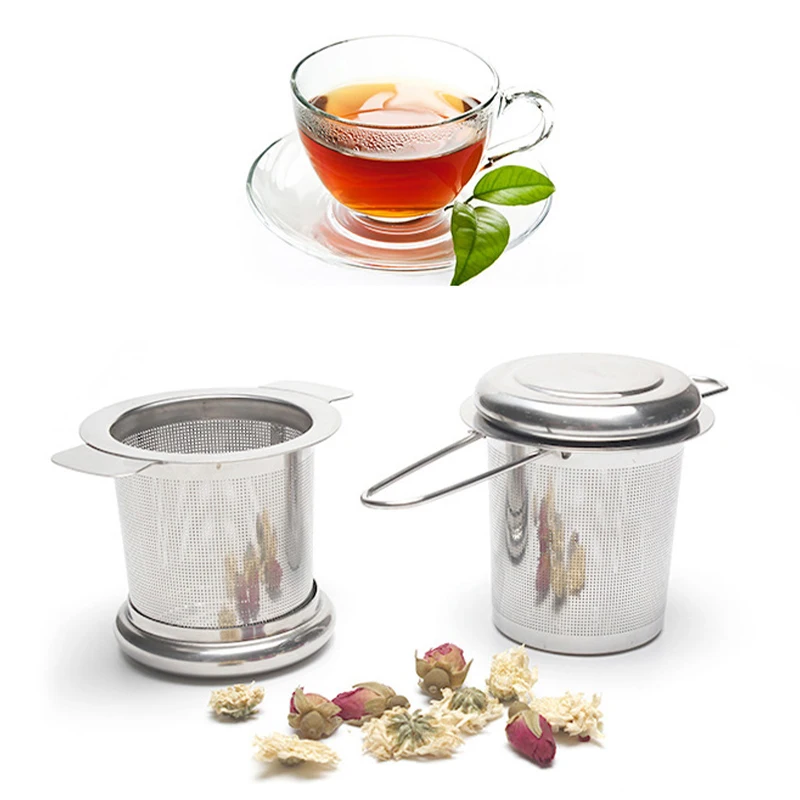 

Stainless Steel Tea Infuser Mesh Tea Leak Kitchen Accessories Safe Density Reusable Tea Strainer Herb Tea Tools Acces