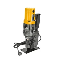 wnp 20 channel steelangle steel punching machine 3 6mm portable electric hydraulic angle iron iron plateu steel puncher
