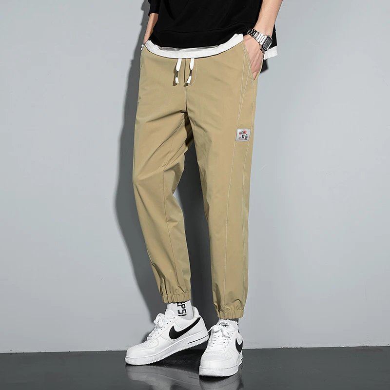 Animation High Street Men Casual Pants Harajuku Joggers Trousers Sweatpants Hip Hop Breathable Baggy Pants Male Trousers 2023