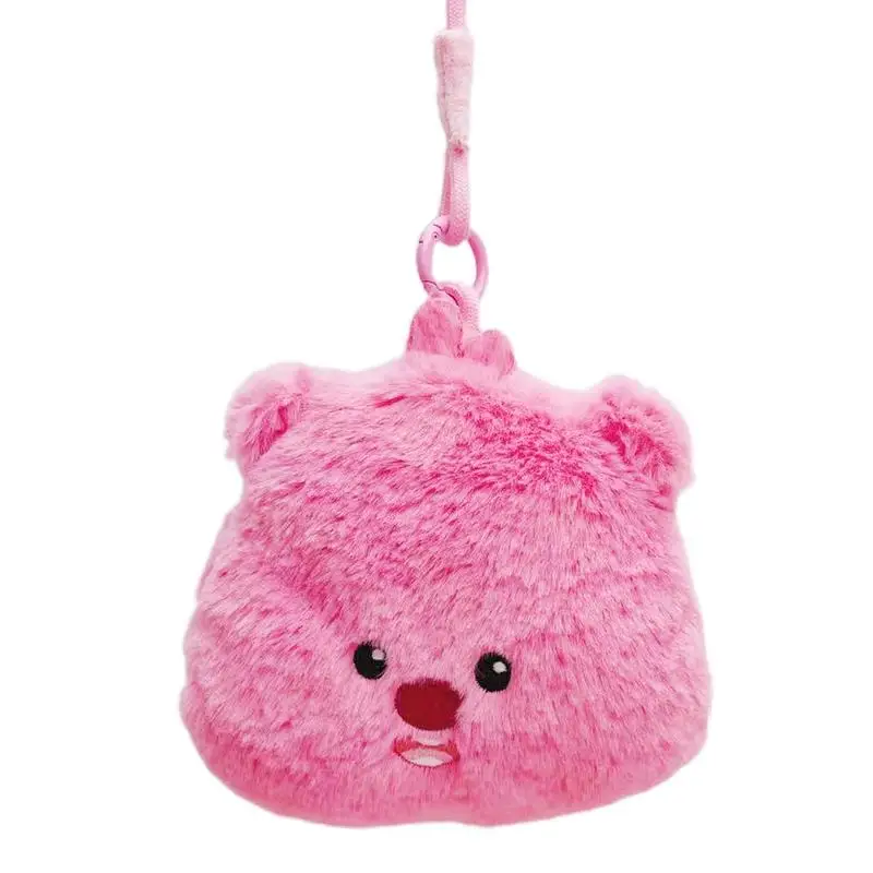 

Coin Purse Plush Doll Small Coin Purse Mini Cartoon Bag Soft Stuffed Animal Pouch Wallet Fluffy Kawaii Bag For Kids Girls