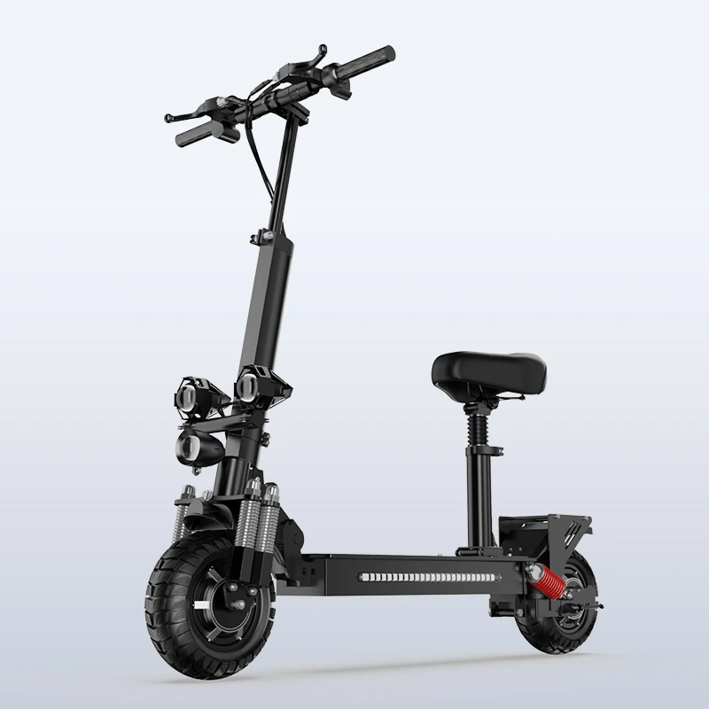 

Us Stock 48V 2*1000W Motor 20Ah ES10 Adults Foldable Electric Scooter Drop Shipping