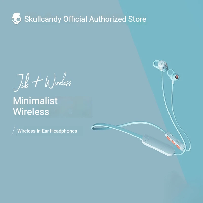 Фото Беспроводные спортивные наушники Skullcandy Jib Plus с Bluetooth 5.0 и встроенным микрофоном для тренировок, бега и занятий в спортзале №2