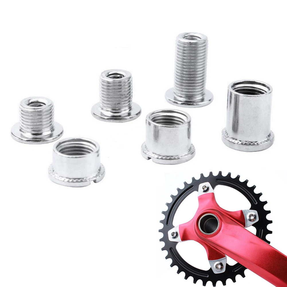 

5pcs Stainless Steel MTB Bike Chainring Screws Single/Double/Triple Bolts Ultra Light Bicycle Chainwheel Bolts Parts Accessories