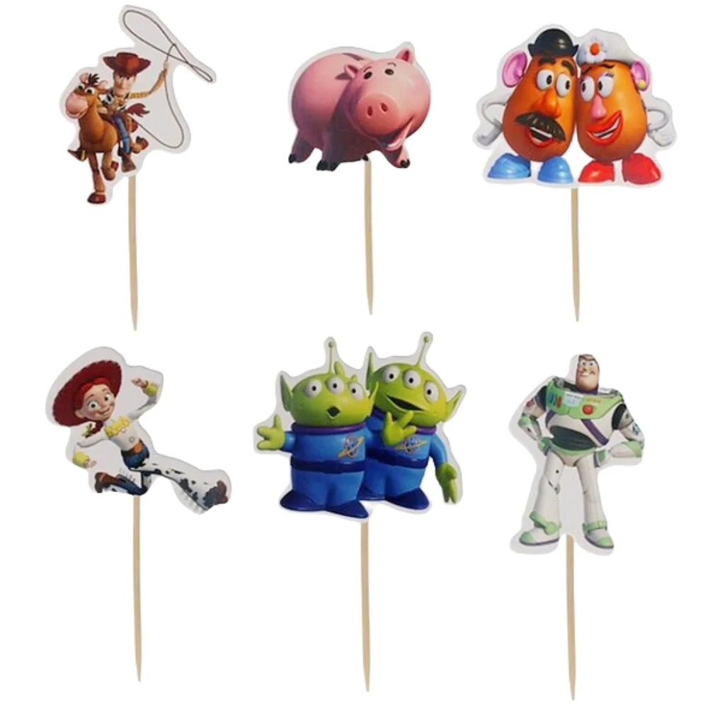 24 шт. топперы для торта в стиле Истории игрушек