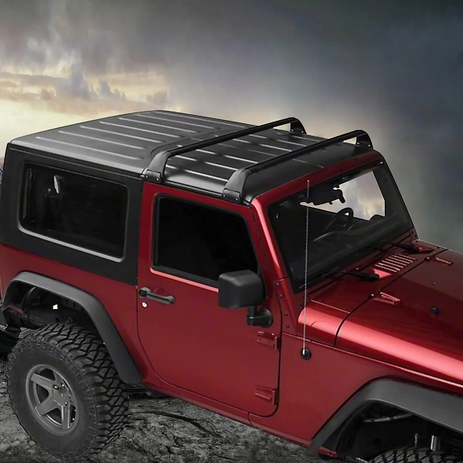 Неограниченный 4-дверный Гладиатор JT для JEEP Wrangler JK JL 07-22 жесткий багажник на крышу