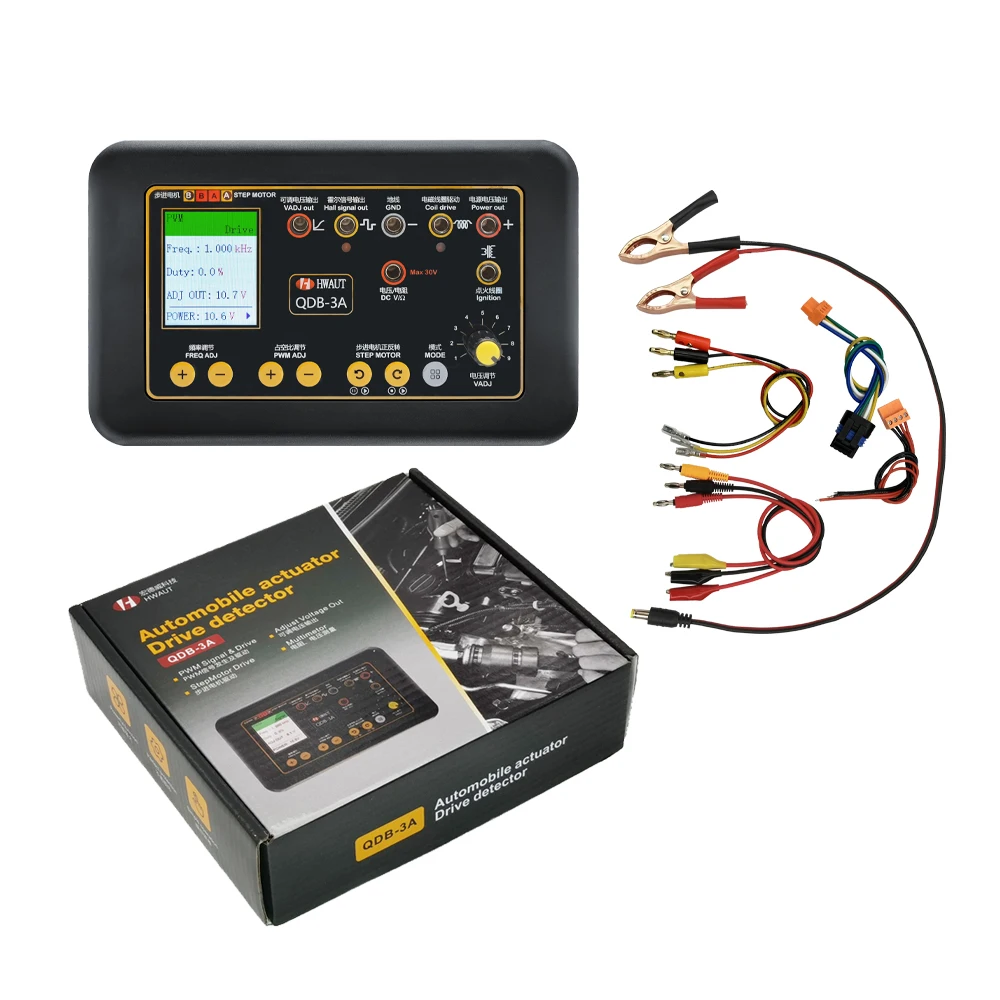 

QDB 3A 2A усовершенствованный тестер 12 В 24 В автомобильные тестеры катушек зажигания обнаруживает двигатель электронный детектор неисправностей драйвер ШИМ-генератор