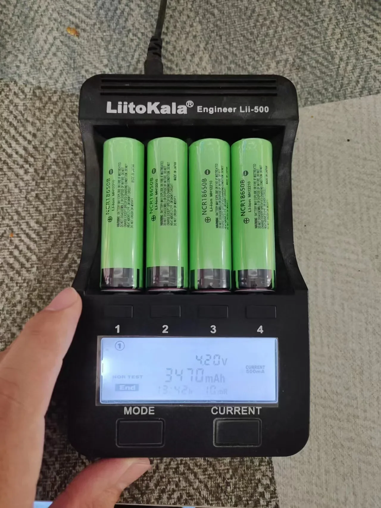 Литиевая батарея 18650 34B 3 7 В 3400 мАч 20 А разряд14 #