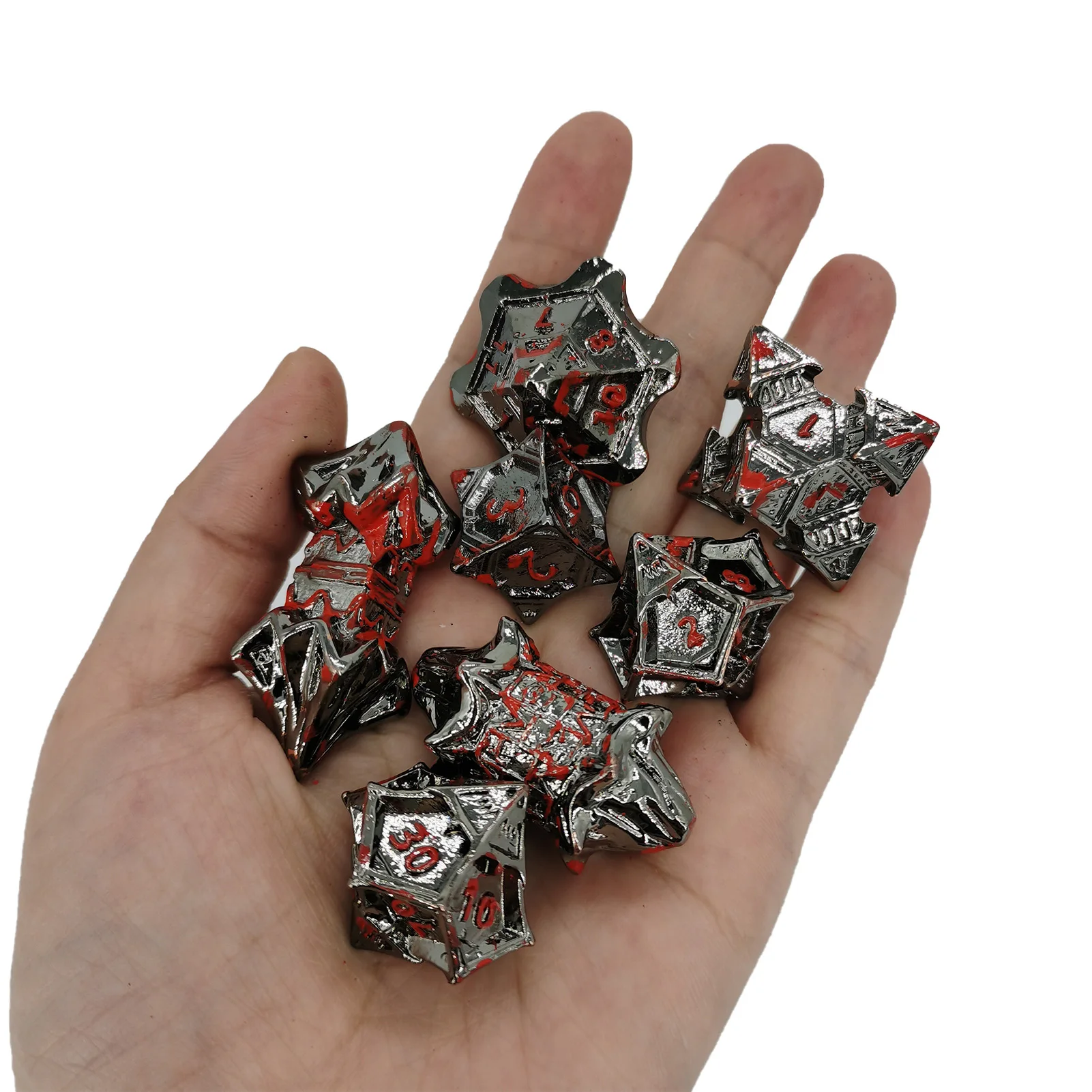 

Polyhedral Dice Set Dungeons And Dragons Dice Polyhedral Dice Set Metal Dice Set D&D For Dungeons And Dragons Role Playing Game