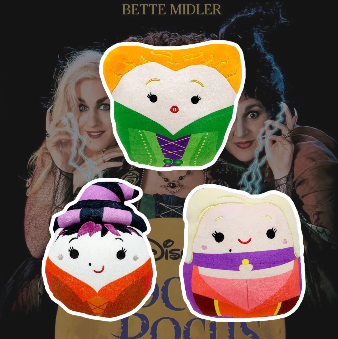 

Hocus Pocus Cute Cartoon Plush Doll Kawaii Movie Periphery Toy Fluffy Soft Stuffed Sofa Pillow Home Decor Kid Halloween Gifts