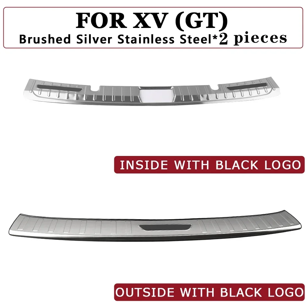 

Бампер багажника для Subaru XV Crosstrek GT 2018 2019 2020 2021 2022 2023, автомобильные аксессуары, защита заднего крыла из нержавеющей стали, накладка на порог