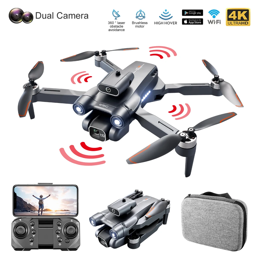 Enlarge HURC S1S Profesional Drone 4K 6K HD Camera With GPS 5G WIFI Obstacle Avoidance Optical Flow Brushless Motor RC Dron Quadcopter