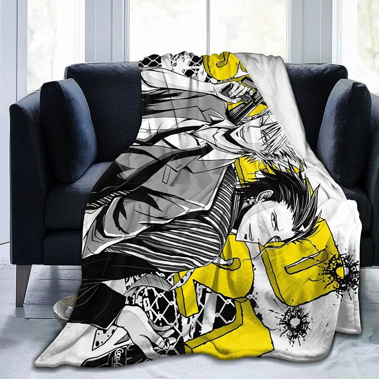 

Yoichi Hiruma Fluffy Soft and Comfortable Blanket, Anime Warm Embrace of Sympathy