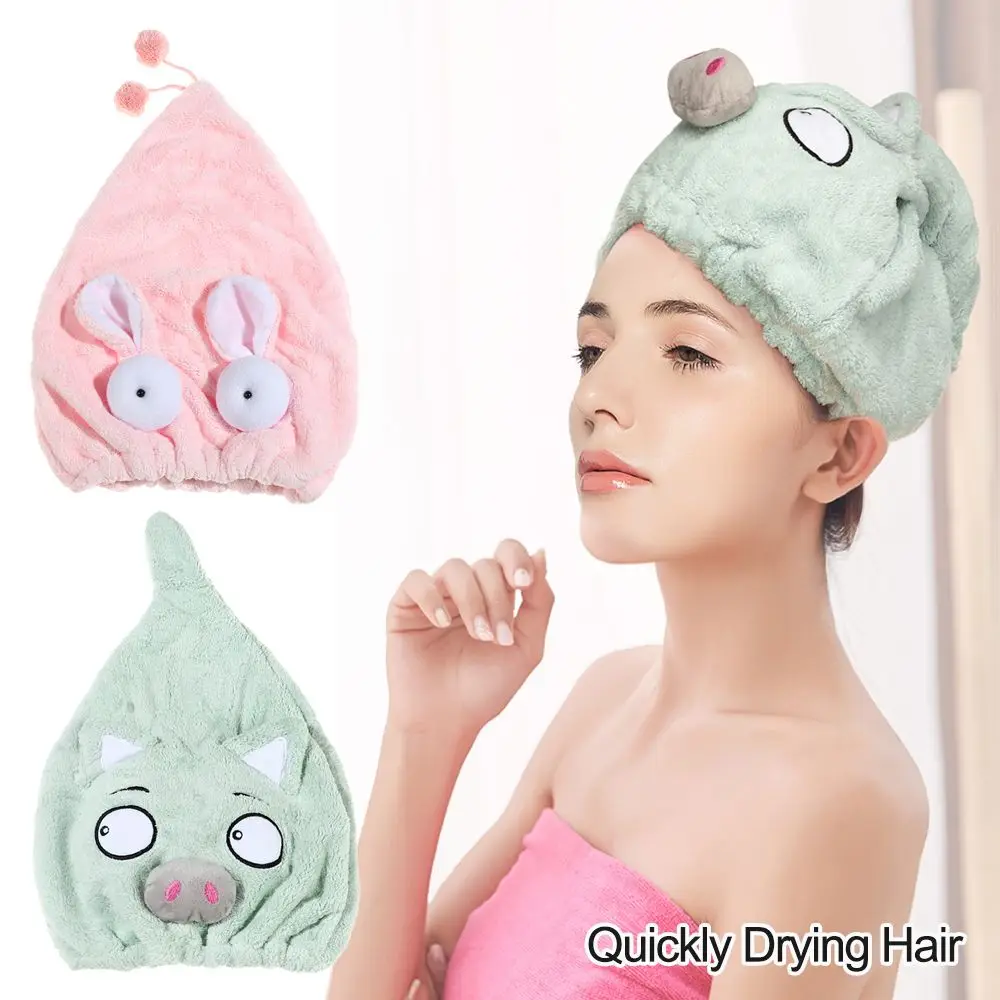 

Wrap Microfiber Bath Accessories Head Wrap Scarf Bath Towel Hair Dry Hat Shower Cap Quick Drying Towel