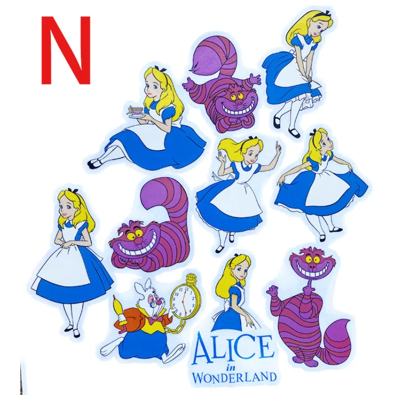

Disney Alice in Wonderland Stickers Movie for Water Bottle Laptop Guitar Car Bag Motorcycle Skateboard Luggage Kids Toy Gifts