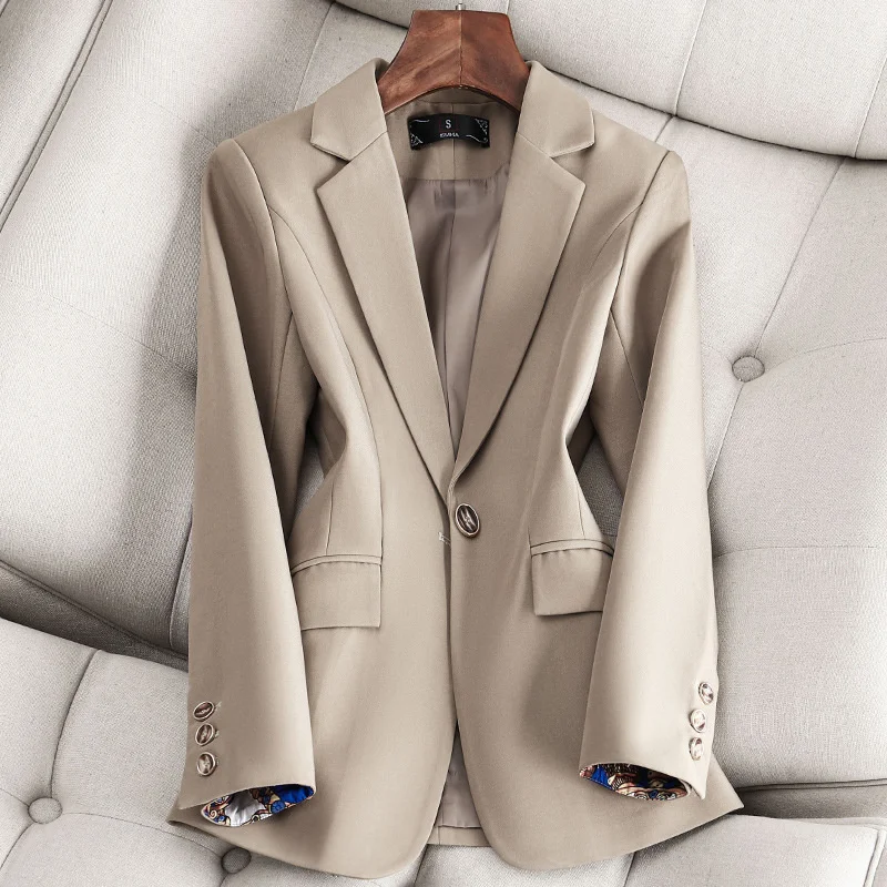 2023 New Fashion Autumn Blazer Women's Korean Long Sleeve Casual Office Elegant Ladies Suit Blazer Jackets Outerwear Tops 4XL