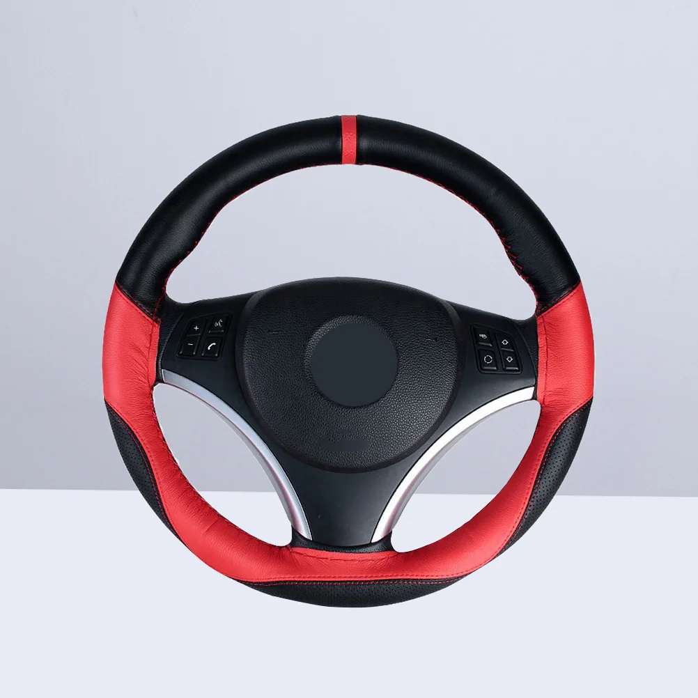 

Diameter 10.8cm Matching Color Car Steering Wheel Protector Anti- Wheel Sleeve Cover (Needle and Thread not Included)