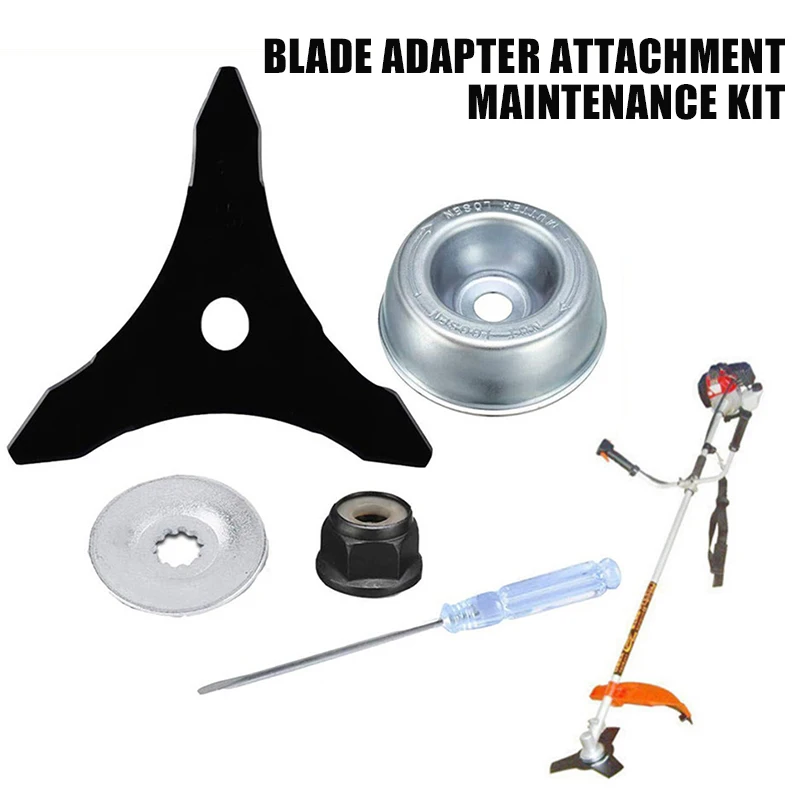 

5pcs Lawn Mower Blade Adapter Kit Durable Grass String Trimmer Thrust Washer Attachment Gardening Supplies