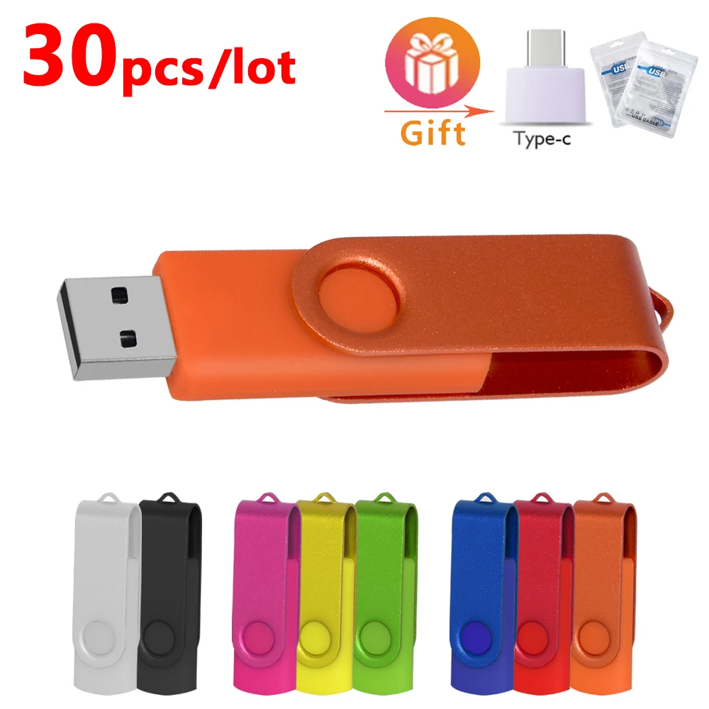 

30PCS/lot USB Flash Drive Pen Drive 512MB 1GB 2GB 4GB 8GB 16GB Pendrive Memory Stick 32GB 64GB 128GB USB Stick Free Custom Logo