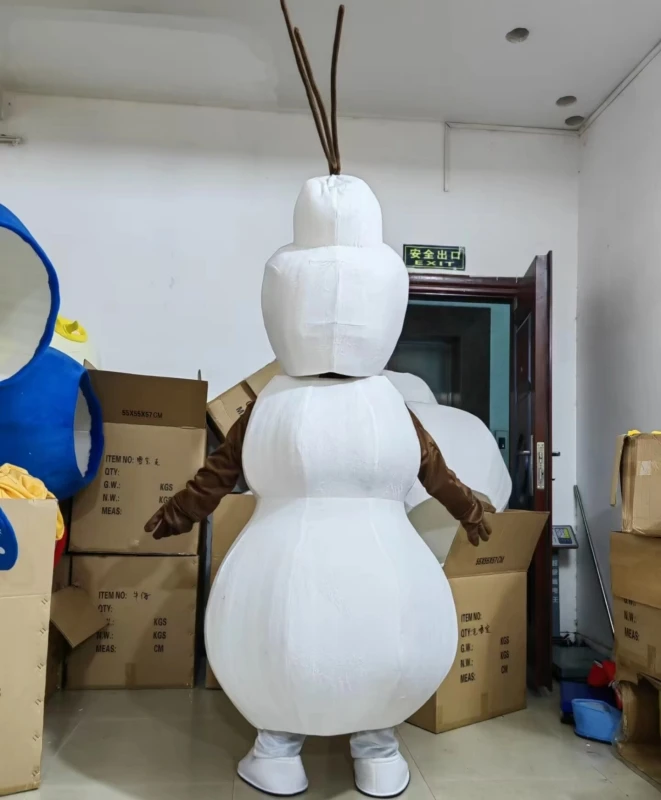 Модный костюм MINISO Disney холодный снег персонаж Олафа талисман рекламный