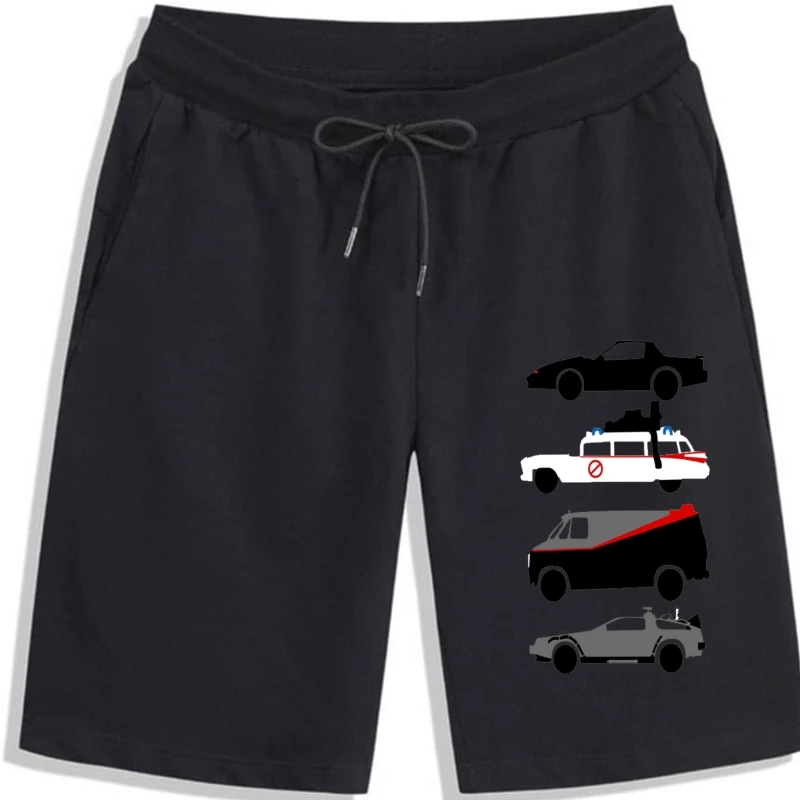 

80s Car Shorts For Men Plus Pure cotton Cotton Team Men ShortPure cotton Leisure Camiseta