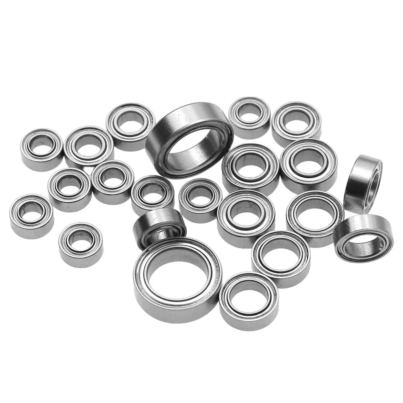 

22 Pieces Steel Bearing Kit Parts Bearing and Seal Kit for 1:18 RC Car