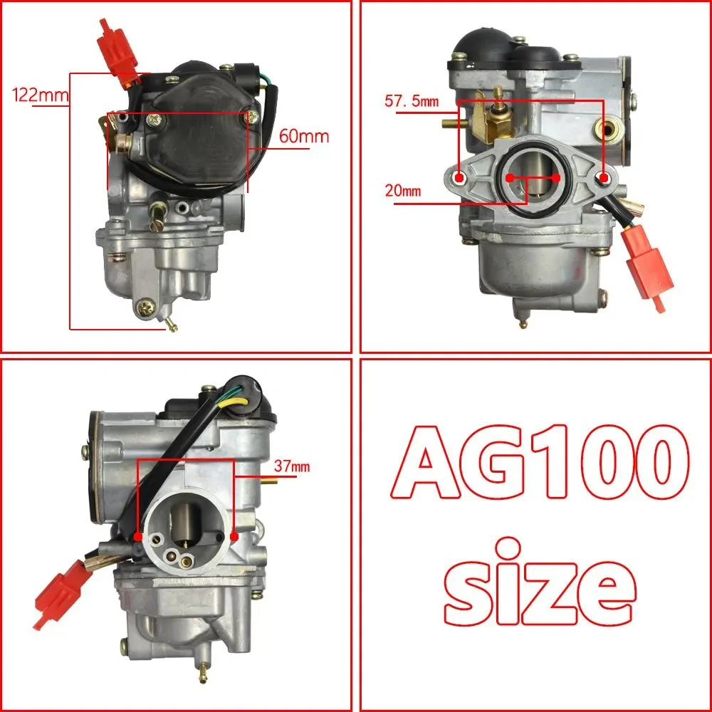 Карбюратор бренда JINGKE ATV UTV и SSV подходит для мотоцикла Suzu ki Ag100 Ag50 Ag60 V100 V50 Address50