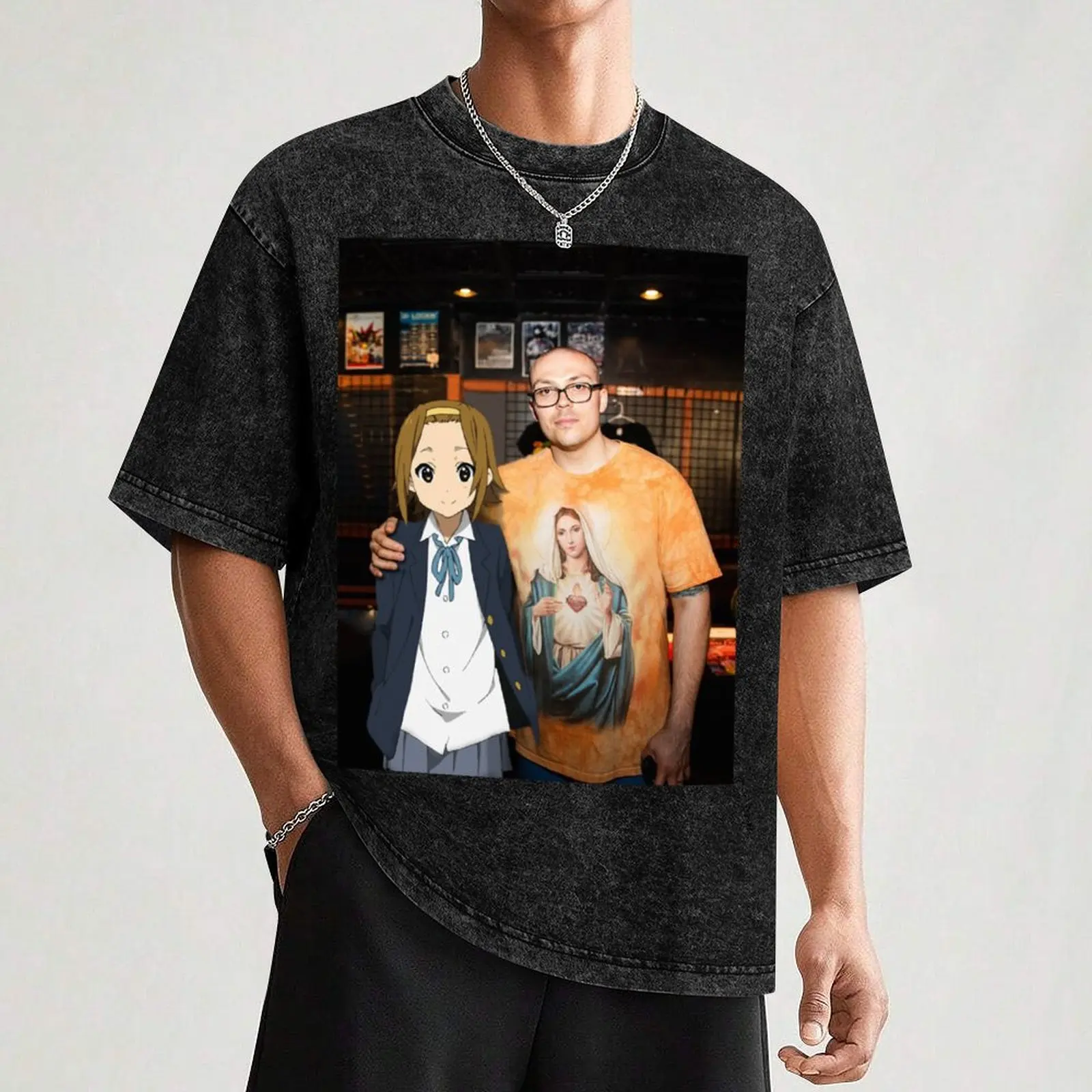 Rithony Sutano - K-On! футболка Ritsu Tainaka &amp Anthony Fantano хлопок