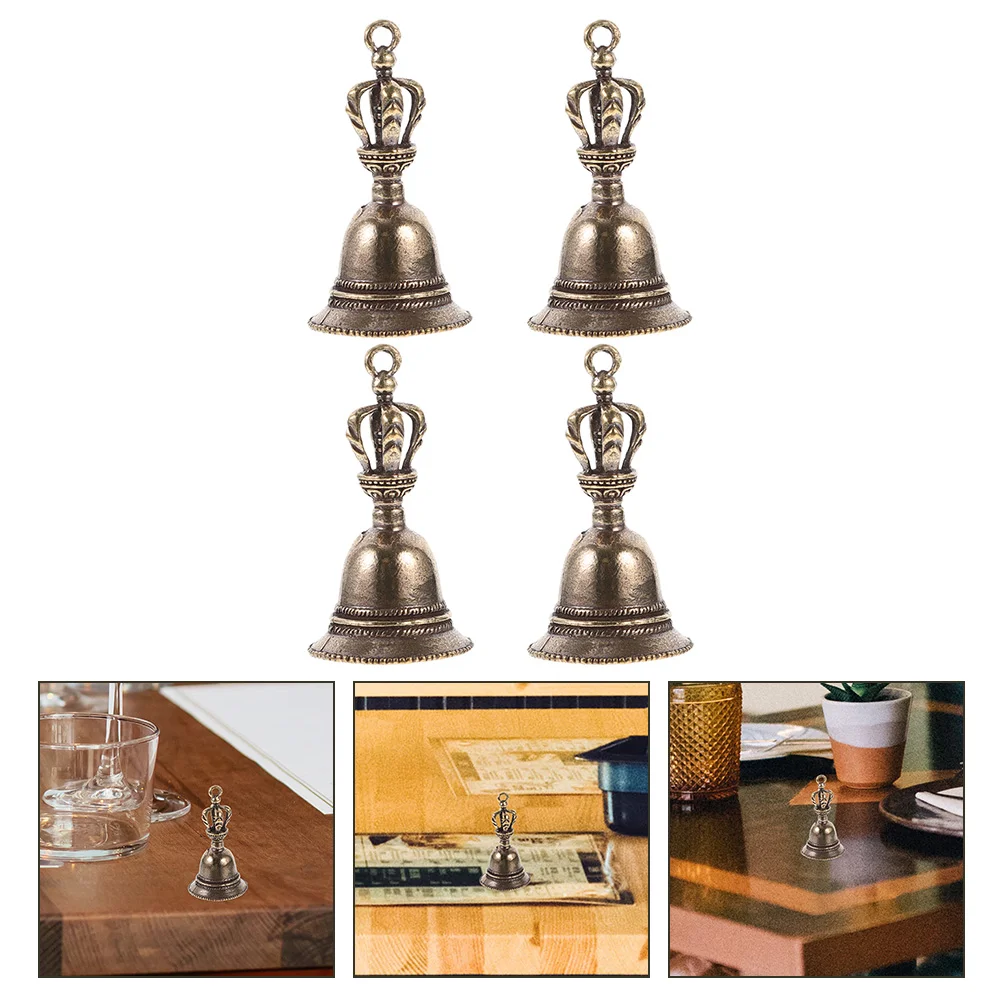 

4 шт., декоративные медные Подвески-колокольчики в стиле ретро