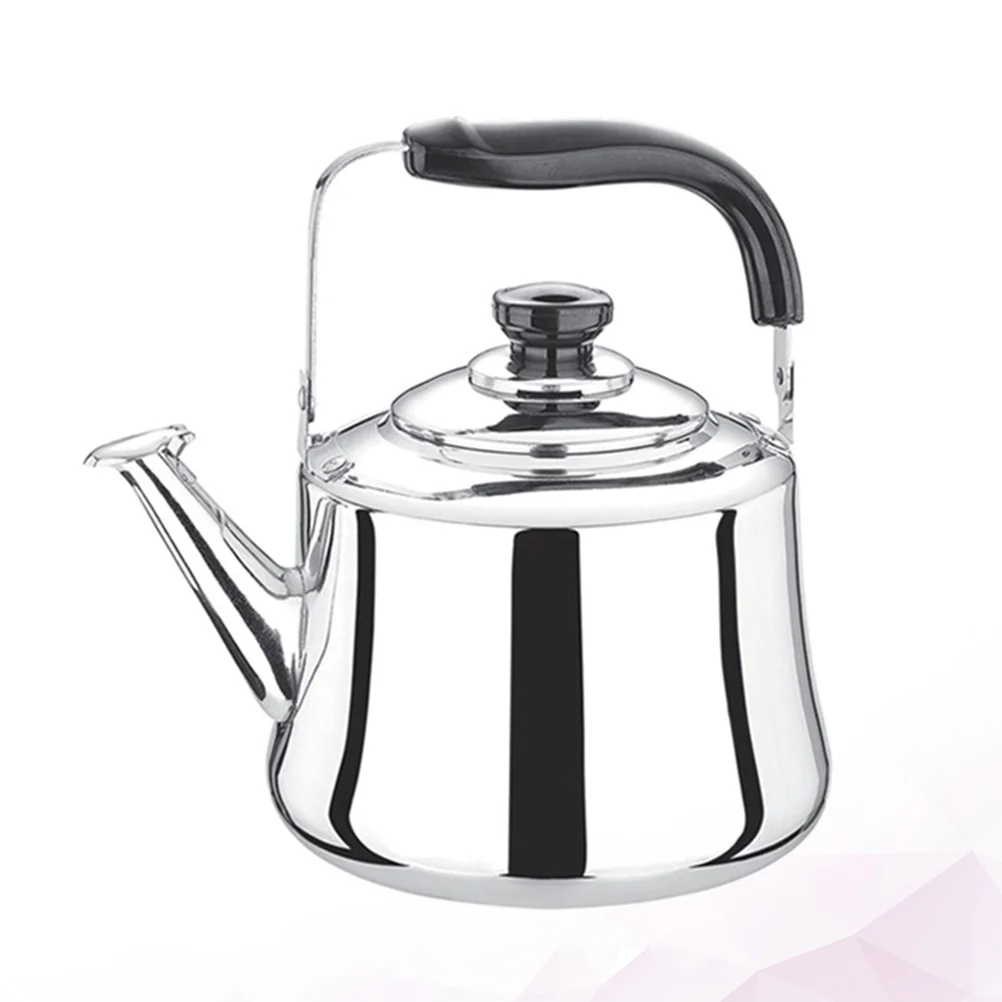 

Kettle Stovetop Teapot Tea Whistling Steel Stove Large Potcoffee Stainless Metal Boiling Water Strainer Cup Duty Heavy Whistle