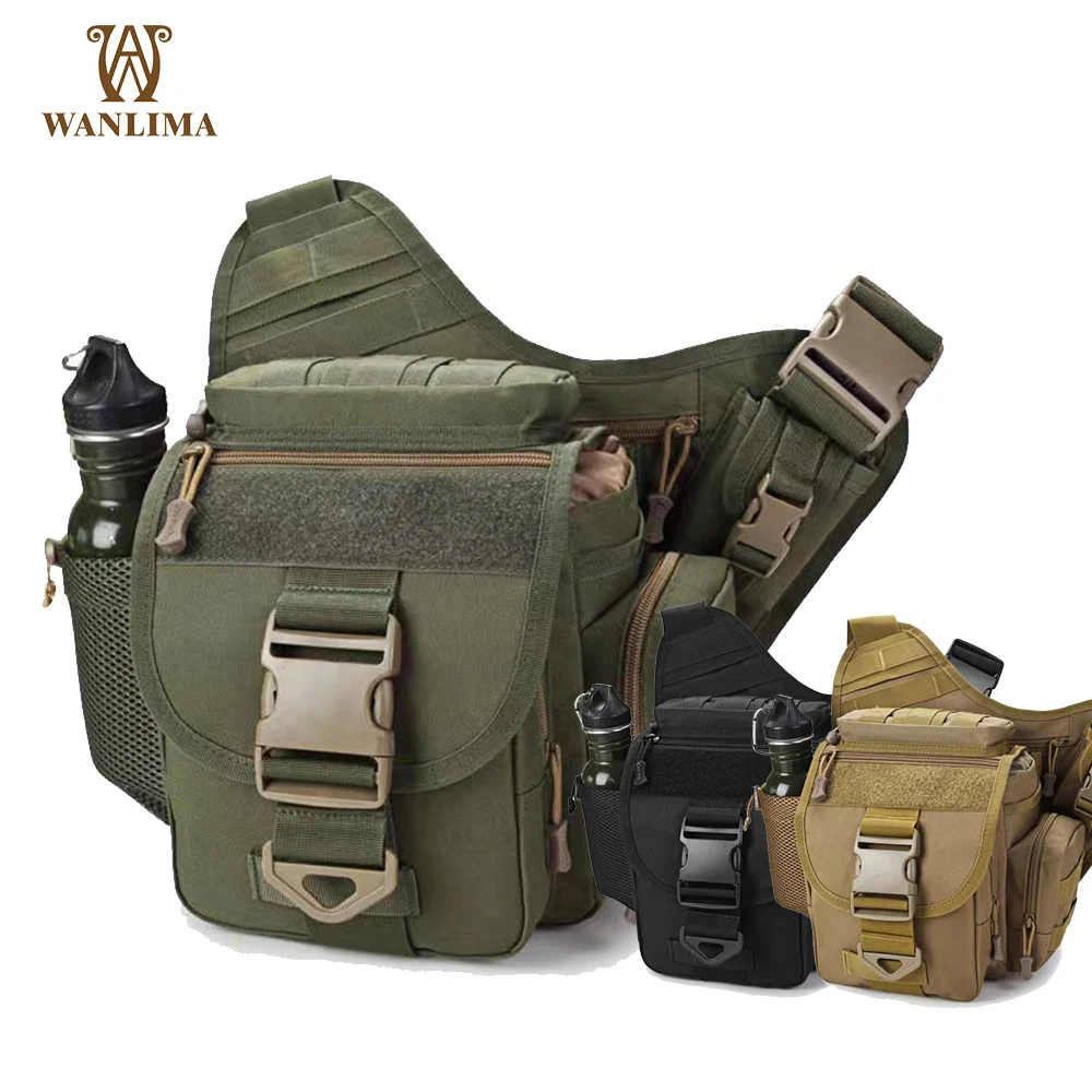 

Wanlima Outdoor Photography Camera Bags Mini One Shoulder Backpack Water Bottle Umbrella Pack for Mens Women