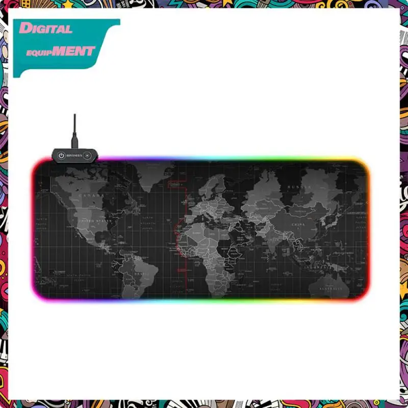 

Luminous Gaming Mousepad Led Light Mousepad Waterproof Rgb Keyboard Cover Desk Protector Starry Sky Mouse Pad Game Pad Mousepad