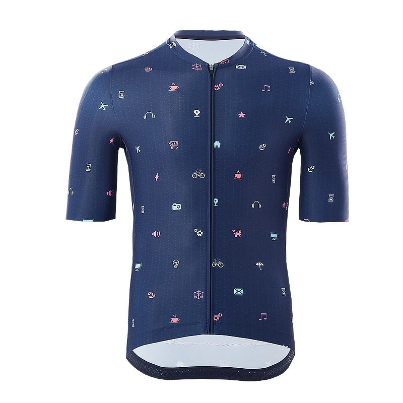 

2022 STRAVA Mens short sleeve cycling jerseys Wave point Bike Clothing shirts MTB Quick dry Bicycle Wear Ropa Ciclismo Hombre