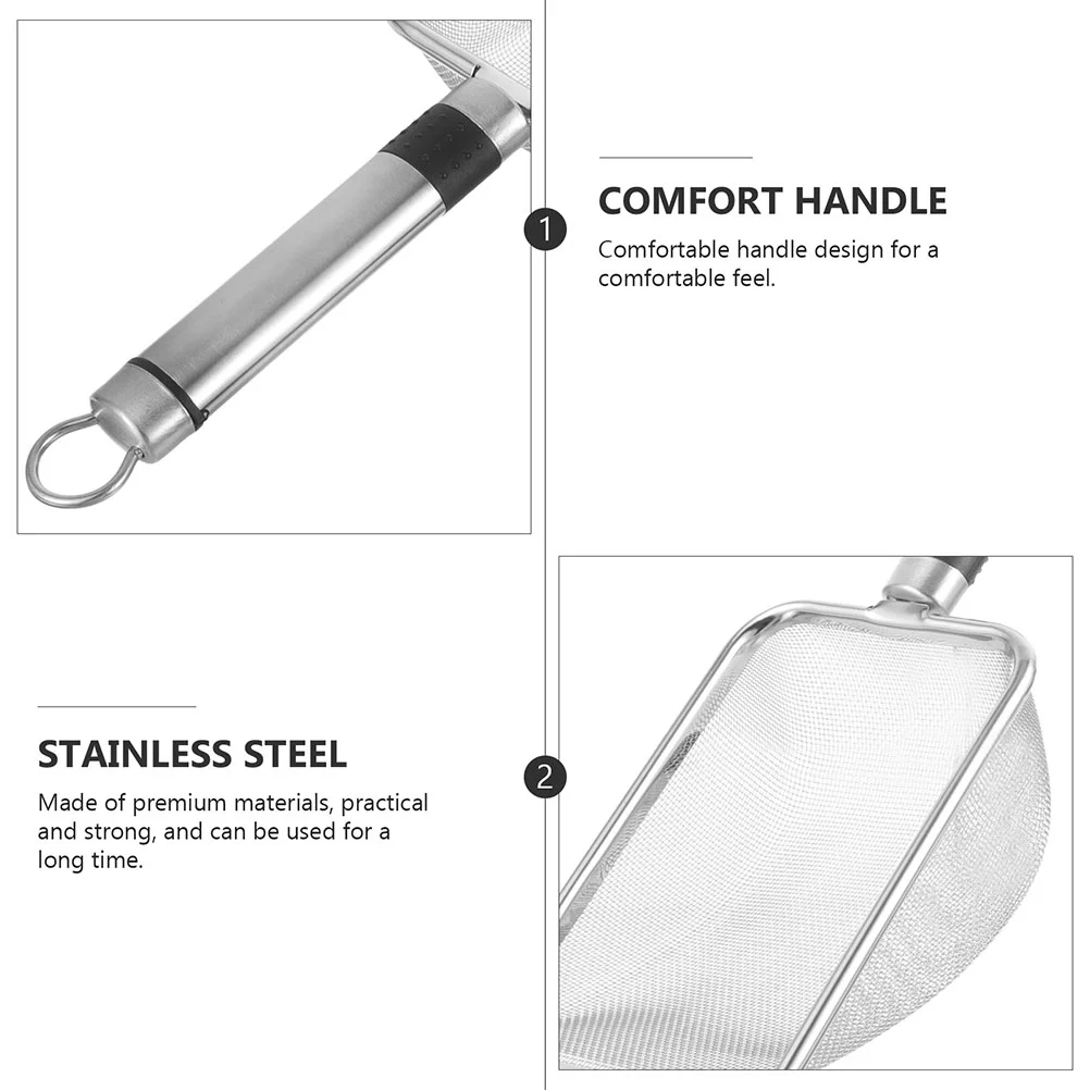 Совок для кошачьего туалета из нержавеющей стали домашних животных совок