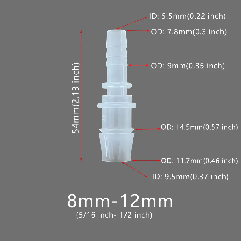 

Пластиковый гибкий переходник для шлангов 5 шт