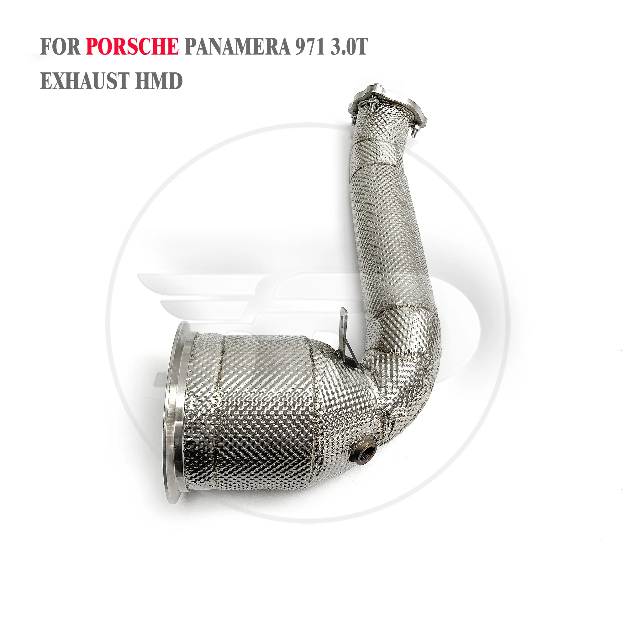 

HMD Exhaust System High Flow Performance Downpipe for Porsche Panamera 971 3.0T Car Accessories With Cat Pipe