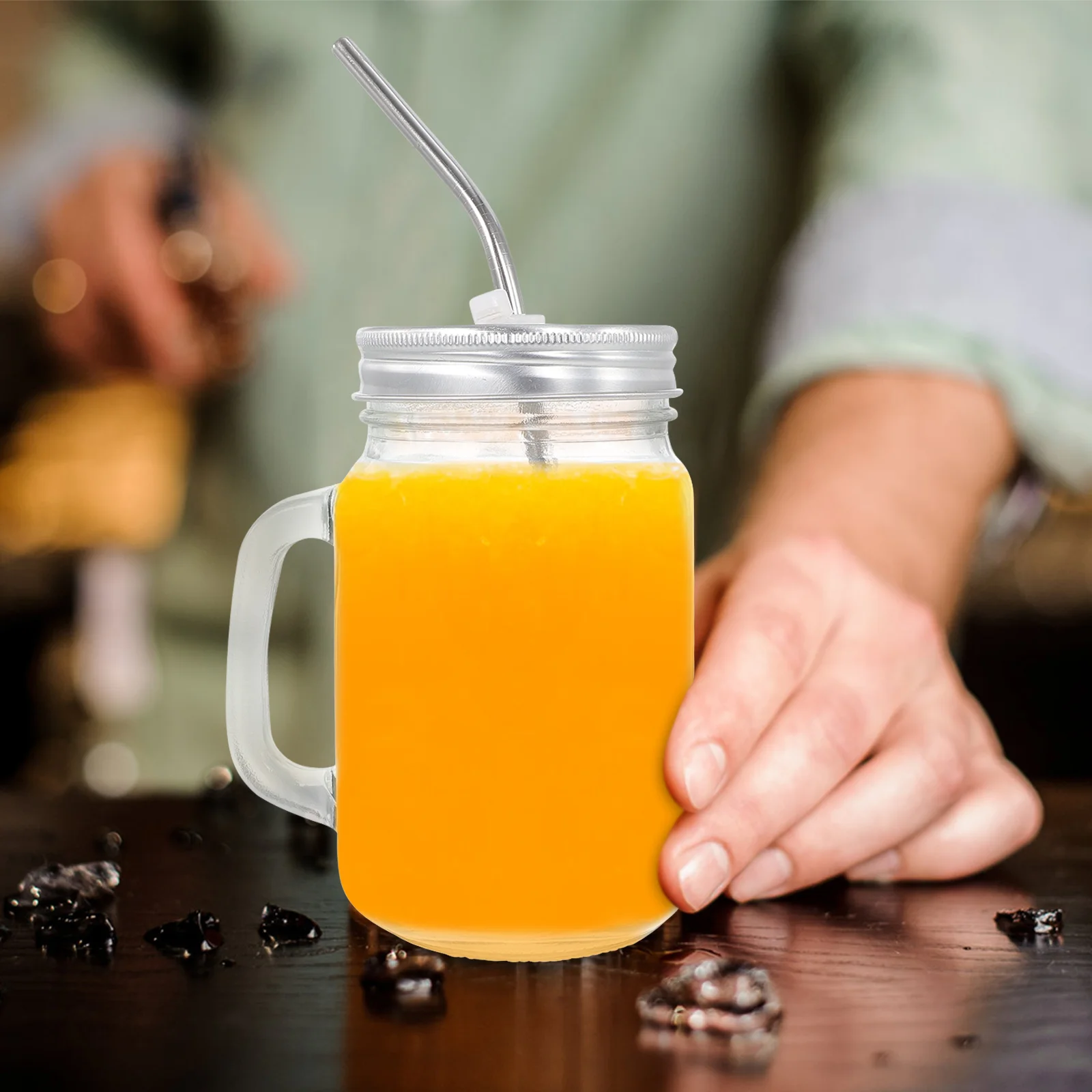 

Cupwith Water Strawlid Coffee Cups Tumbler Jar Mason Container Drink Tea Beverage Straws Lids Functional Multi Handle Bottle Jug