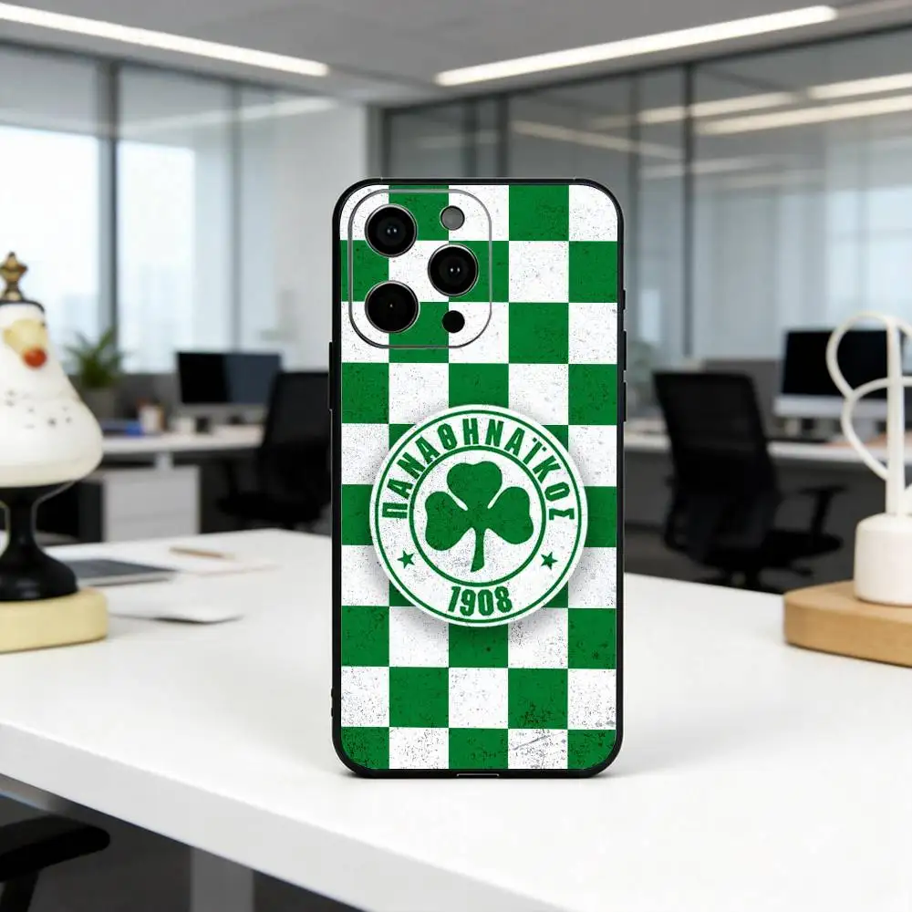 Фото Чехол для телефона ART P-Panathinaikos A-Athens PA для iPhone 17, 16, 15, 14, 13, 12, 11 Plus, Pro Max, XS, мягкий силиконовый, черный №5