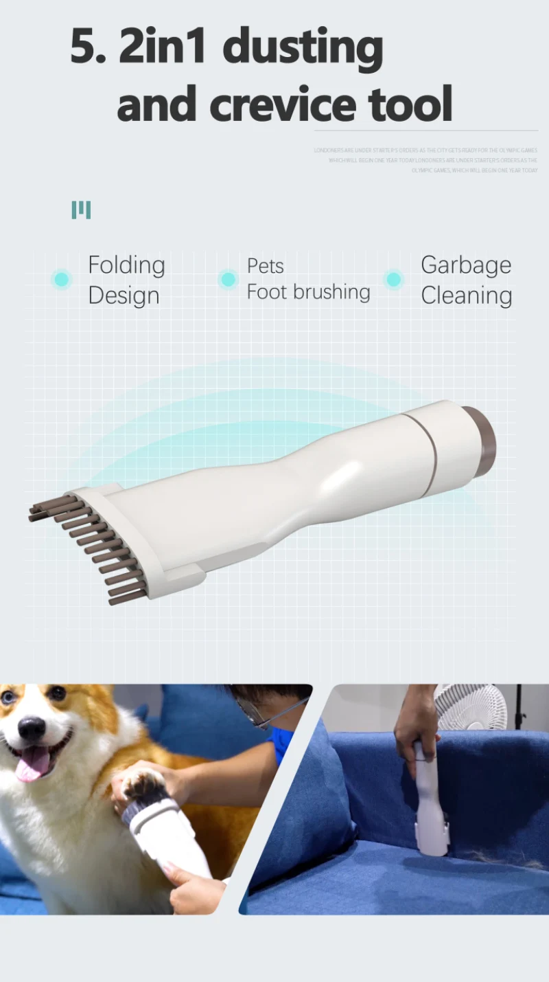 Машинка для стрижки домашних животных вакуумный аппарат ухода за шерстью собак