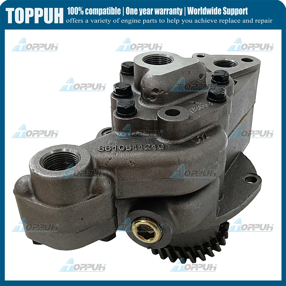6620-51-1000 6620511000 Масляный насос для двигателя Cummins NH220 Komatsu Bulldozer D80A-12 S6D155