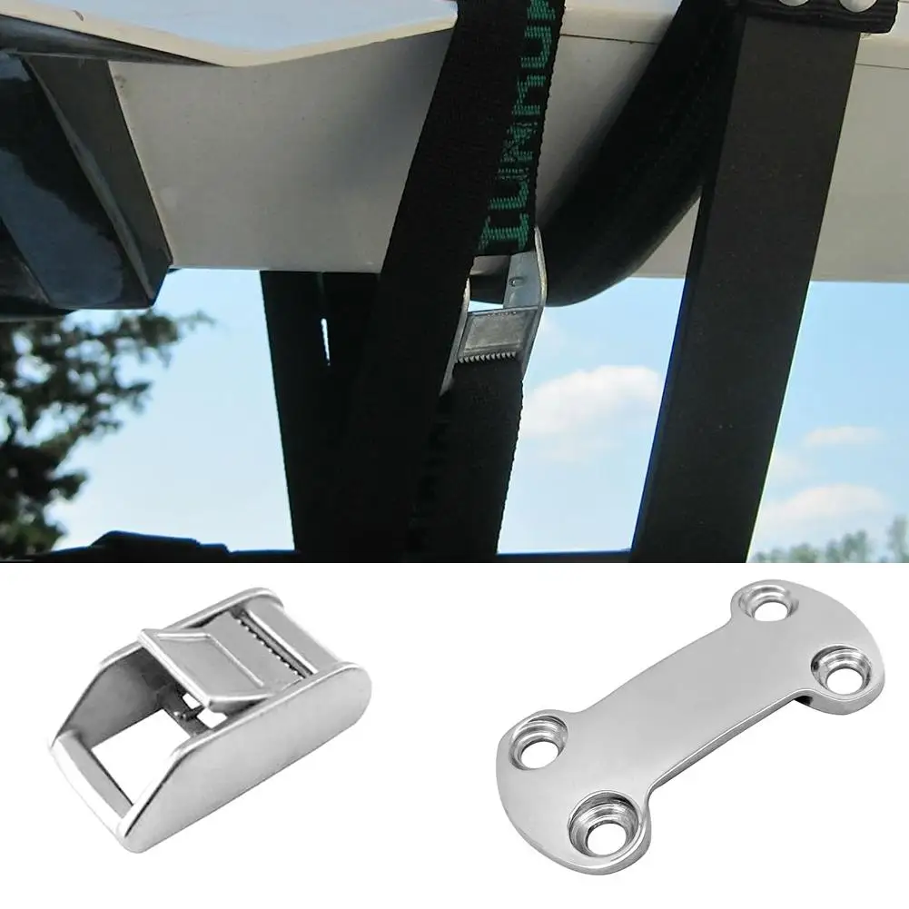 Tie-down Kit Adjustable Tension Buckle Lashing Strap Boats T