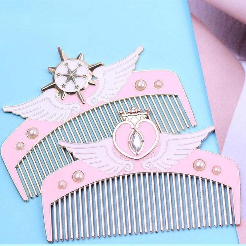 

Аниме Сейлор косплей реквизит карточка Captor Cherry Luna Cat мультфильм металлическая расческа для волос кавайный подарок для девочки
