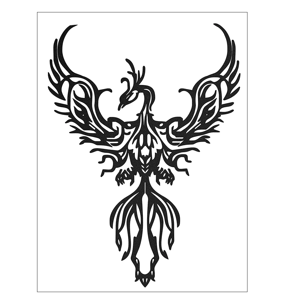 

Beautiful Rustless Indoor Wall Decoration Phoenix Wall Hangings Garden Wall Ornament for Indoor Hotel Bedroom