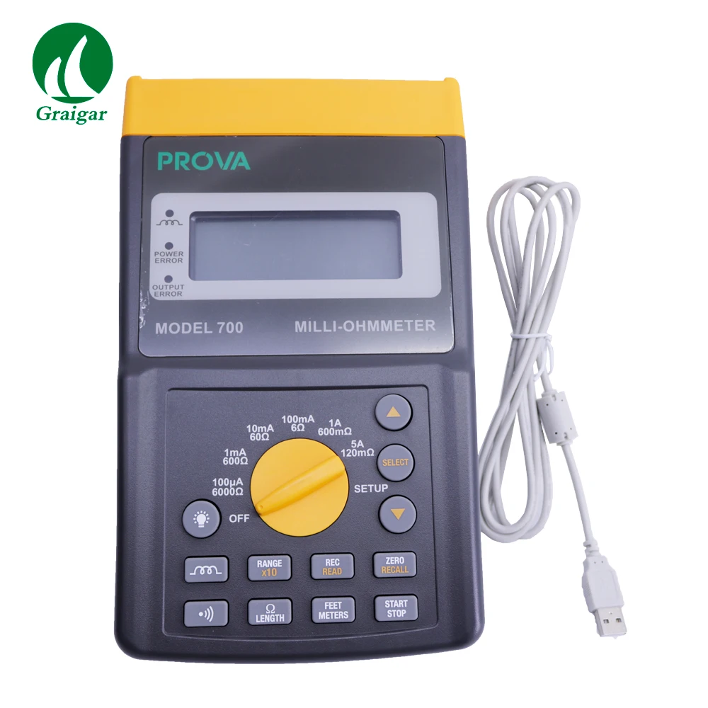 

PROVA-700 Milli-Ohmmeter Resistance Meter