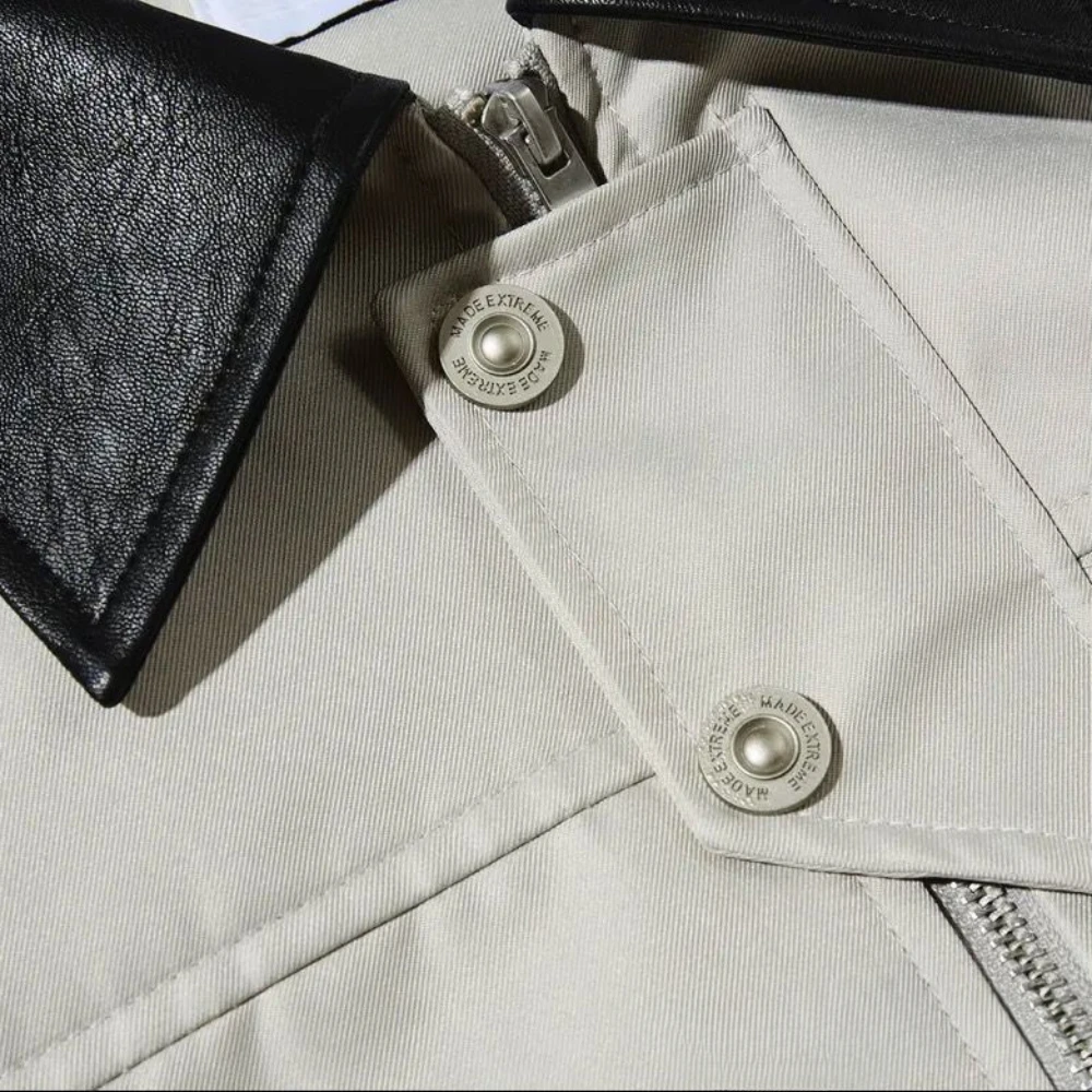 Осенне-зимняя женская винтажная куртка новая верхняя одежда парная с лацканами