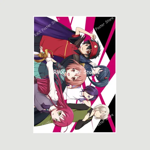 087 Hataraku Maou Sama - The Devil Is a Part-Timer! Anime 14x20 Poster